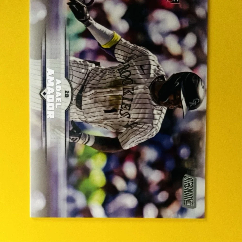 2025 Topps Stadium Club Adael Amador RC #41‎ Colorado Rockies Rookie Card